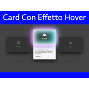 Card con effetto hover