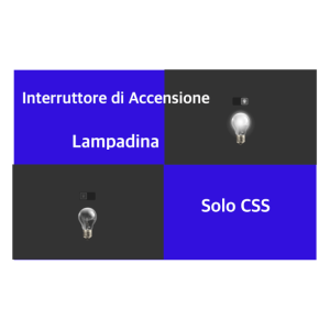 Interruttore di Accensione lampadina | Soltanto in CSS