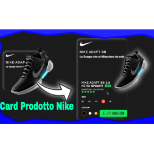 Card-Scheda Prodotto Nike